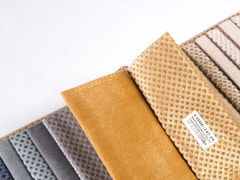 Luksuriøst Jacquard Fleece -stoff til hjemmeinnredning
