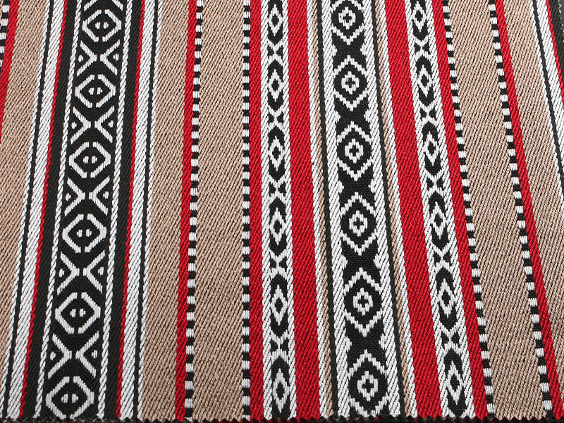 Vanntett holdbar 100% polyesterfarge vevd stripe stoff