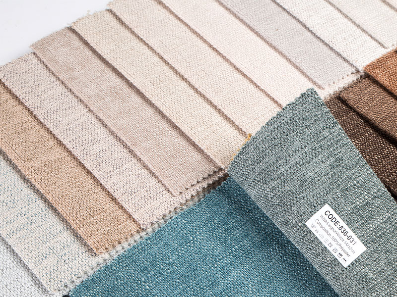 Mykt og luksuriøst vanlig Chenille -stoff for sofadeksler og kast