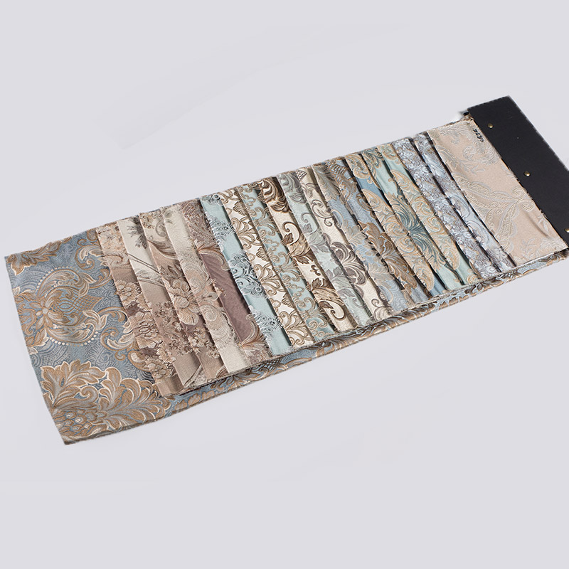Garn farget jacquard stoff