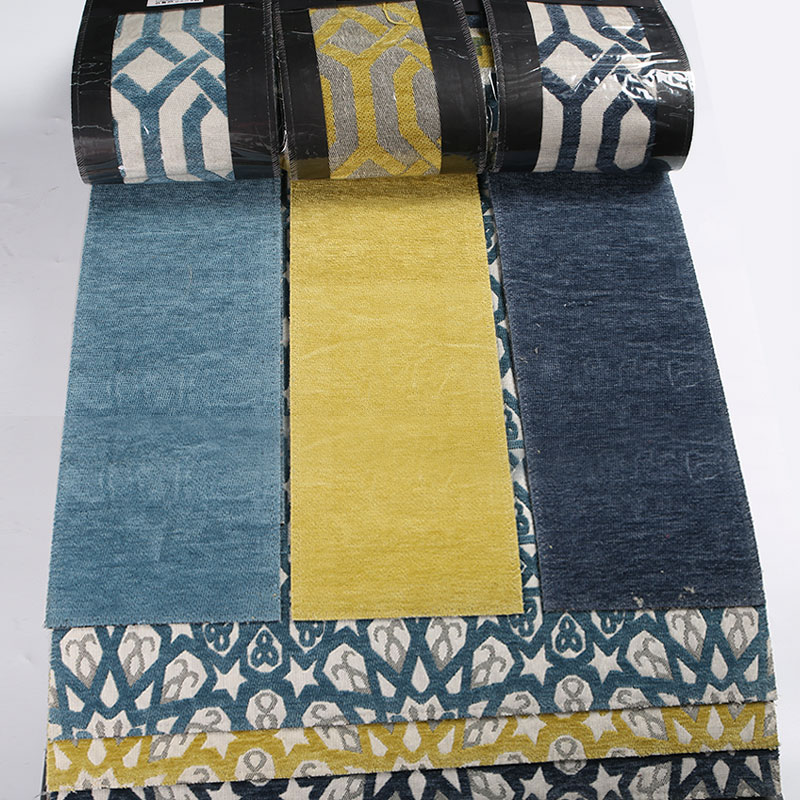 Chenille Jacquard møbeltrekkstoff