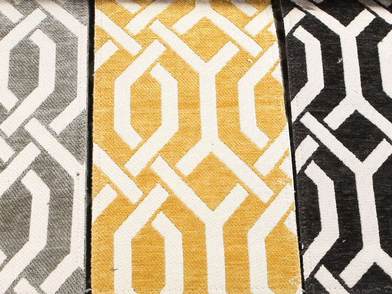 Chenille Jacquard møbeltrekkstoff til sofa pute sofa stol deksel mdn972