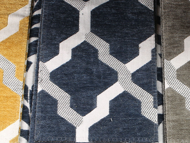 Blomstermønster Jacquard Chenille gardin Sofa møbeltrekkstoff MDN975