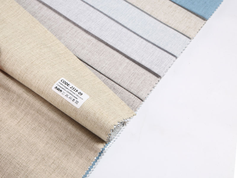 100% polyester blackout vanntett belagt stoff