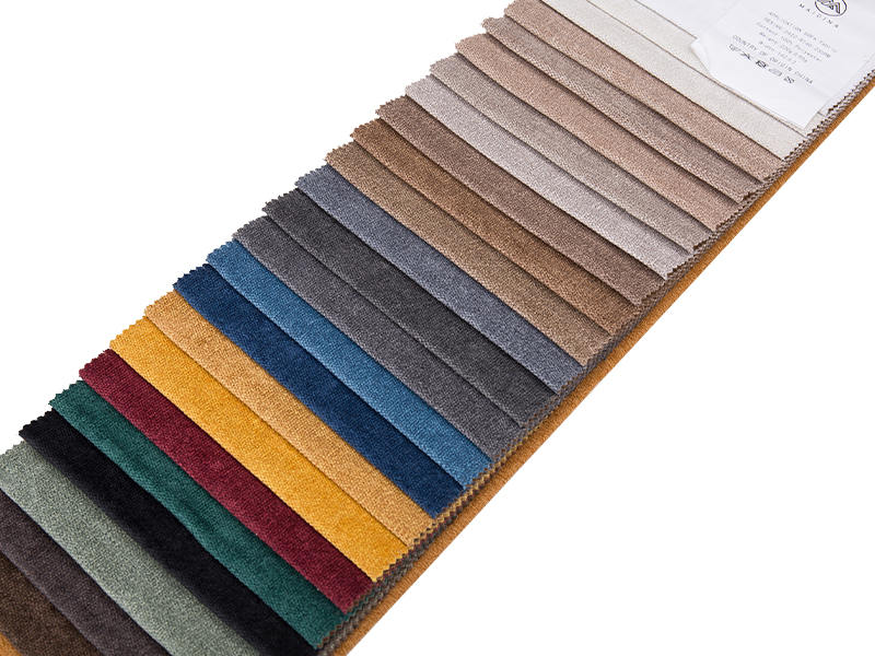 250 - 520 gsm Solidfarge Chenille møbeltrekk Stoff