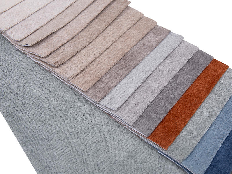250 - 520 gsm Solidfarge Chenille møbeltrekk Stoff
