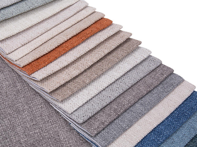 250 - 520 gsm Solidfarge Chenille møbeltrekk Stoff
