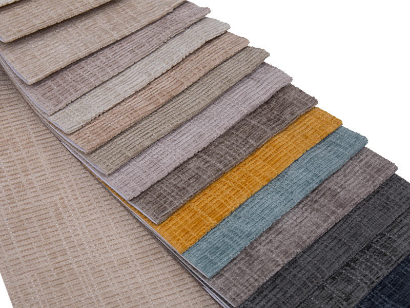 250 - 520 gsm Solidfarge Chenille møbeltrekk Stoff