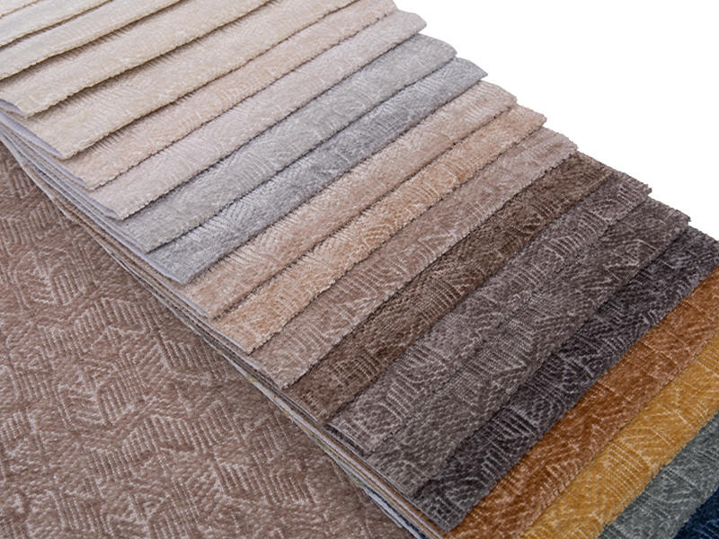 250 - 520 gsm Solidfarge Chenille møbeltrekk Stoff