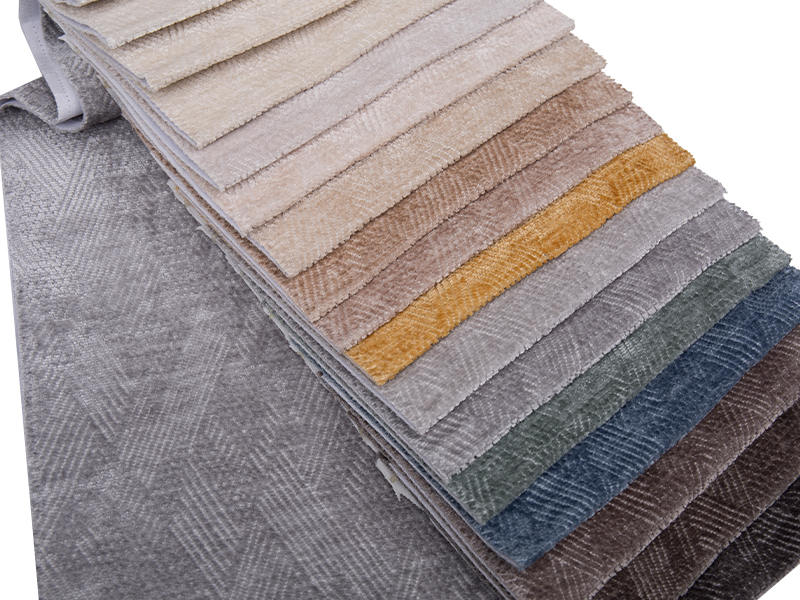 250 - 520 gsm Solidfarge Chenille møbeltrekk Stoff